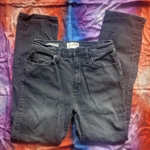 high rise 90s straight jeans